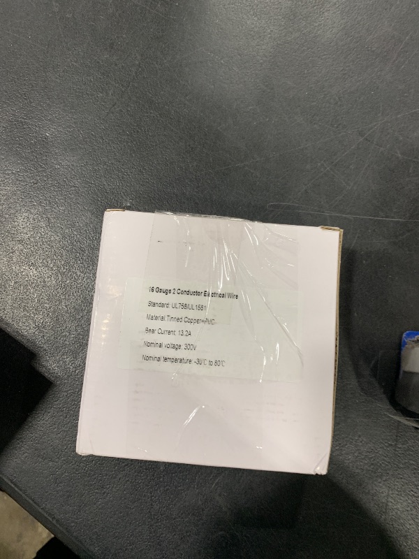 Photo 1 of AMZDEPOT 16 Gauge 2 Conductor Electrical Wire, 30FT 16AWG Stranded PVC Cord Tinned Copper Flexible Low Voltage Cable, Extension Power Cord for LED Strips, Indoor Lamps, Landscape Lighting, Automotive