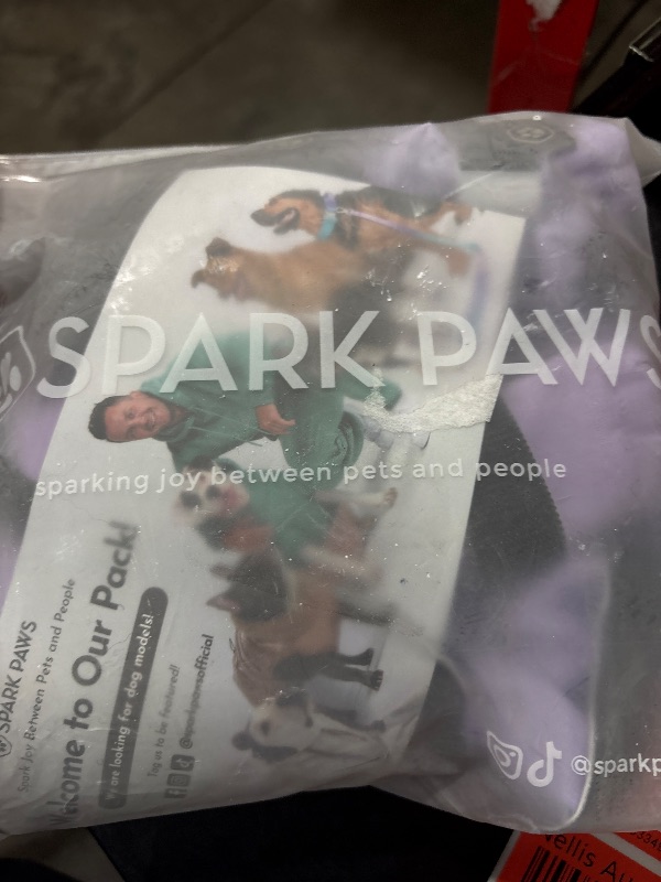 Photo 1 of Spark Paws Water-Resistant Dog Boots for Medium Large Dogs, Anti-Slip Dog Shoe Booties Paw Protector for Rain Snow Hiking Reflective Straps 4PCS - Lilac, D