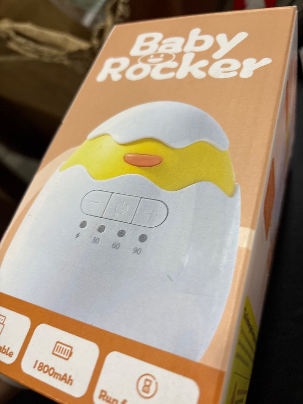 Photo 1 of Baby Rocker, Portable Baby Sleep Soother with Two Stands - Rechargeable Baby Bouncer with 5 Vibration Intensities & 4 Timing Modes to Gently Rocks Any Stroller, Baby Sleep aid for 0-36 Months Babies