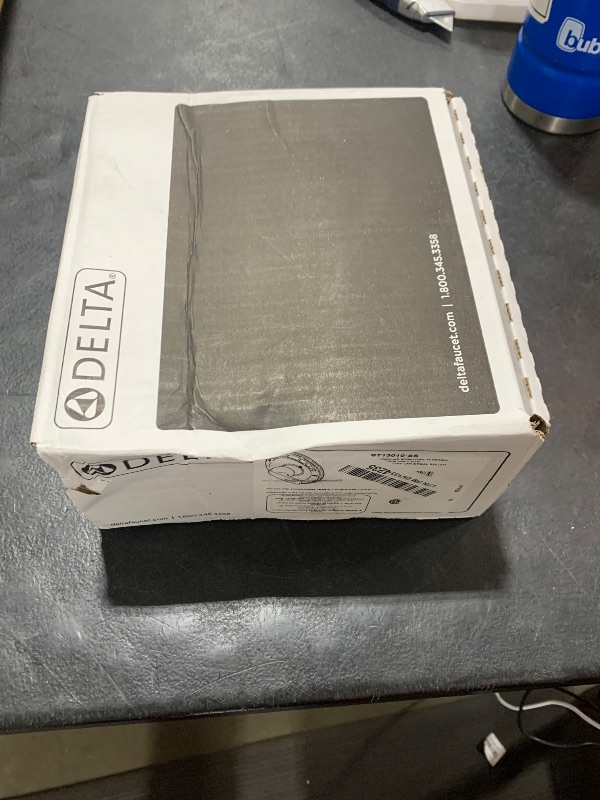 Photo 1 of Delta Faucet Foundations 13 Series Single-Function Shower Valve Trim Kit, Shower Handle, Delta Shower Trim Kit, Stainless BT13010-SS (Valve Not Included)