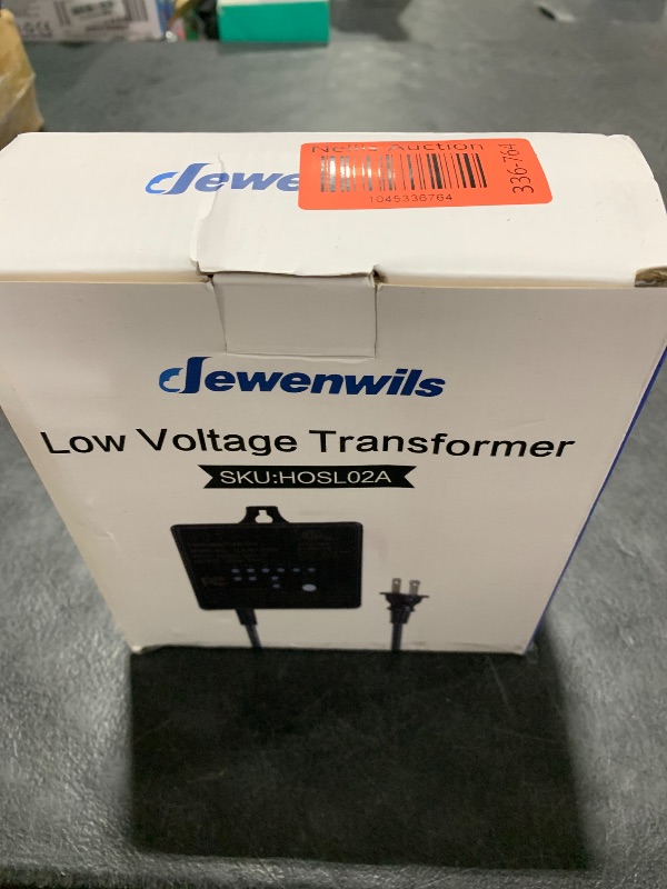 Photo 2 of DEWENWILS 60W 120V AC to 12V DC Outdoor Low Voltage Transformer with Timer and Photocell Light Sensor, Weatherproof, Specially for LED Landscape Lighting, Spotlight, Pathway Light, ETL Listed