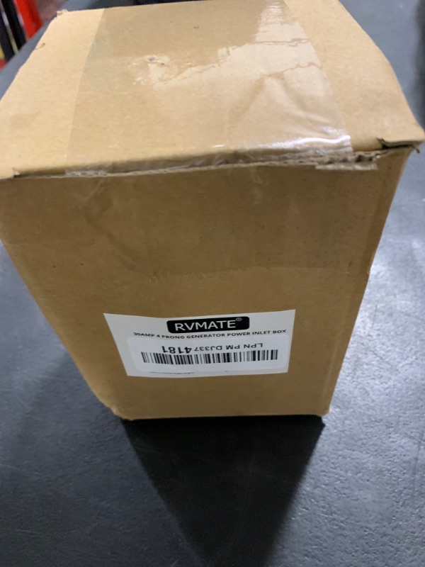 Photo 1 of Pre-Drilling 30 Amp Generator Inlet Box RVMATE, NEMA L14-30P Power Inlet Box for 4 Prong Generator Cord, 125/250V,3750/7500W 30a Power Inlet Box, ETL Listed, Waterproof for Outdoor Use