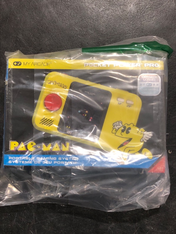 Photo 1 of My Arcade Pac-Man Pocket Player Pro: 2.75" Color Display, Retro Gaming Consoles, Arcade Classics,Family Game Night,Ergonomic Design