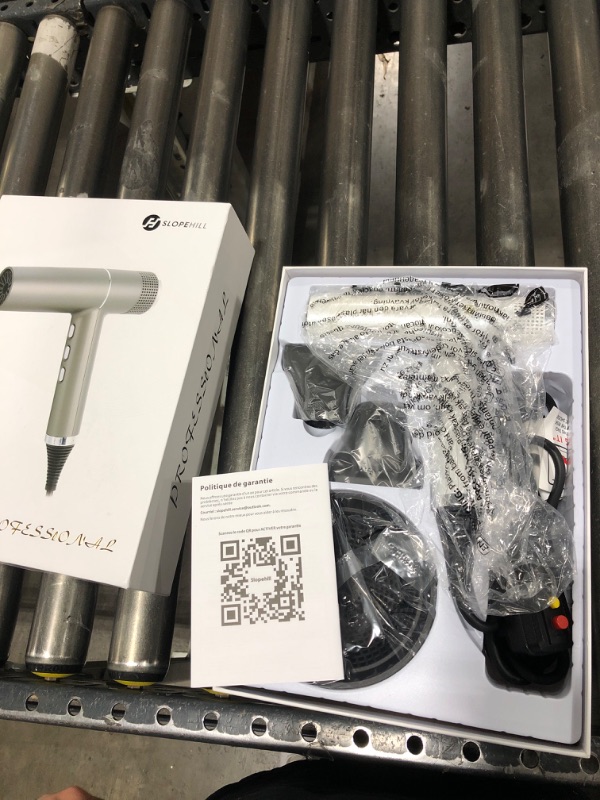 Photo 2 of Slopehill Hair Dryer with Unique Brushless Motor | Intelligent Fault Diagnosis | Innovative Microfilter | Oxy Active Technology | Led Display (White)