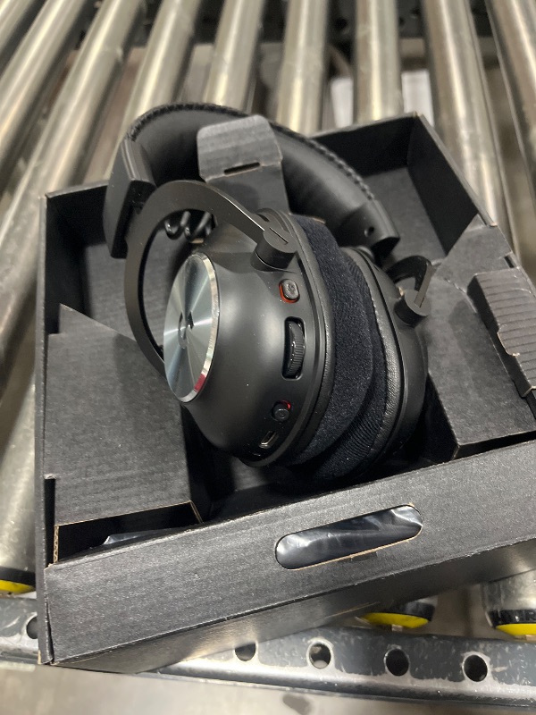 Photo 1 of Logitech G PRO X Wireless Lightspeed Gaming Headset Gen 1: Blue VO!CE Mic Filter Tech, 50 mm PRO-G Drivers, and DTS Headphone:X 2.0 Surround Sound - Black
