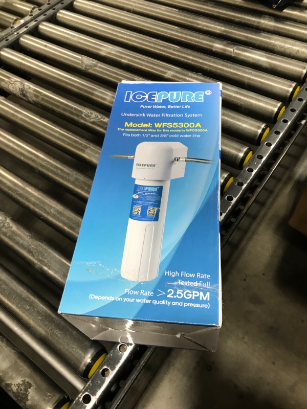 Photo 2 of ICEPURE Under Sink Water Filter System, 3 Years or 22000 Gallons Ultra High Life NSF/ANSI 42 Certified, Removes Heavy Metals,Chlorine,Direct Connect Under Counter Drinking Water System, USA Tech