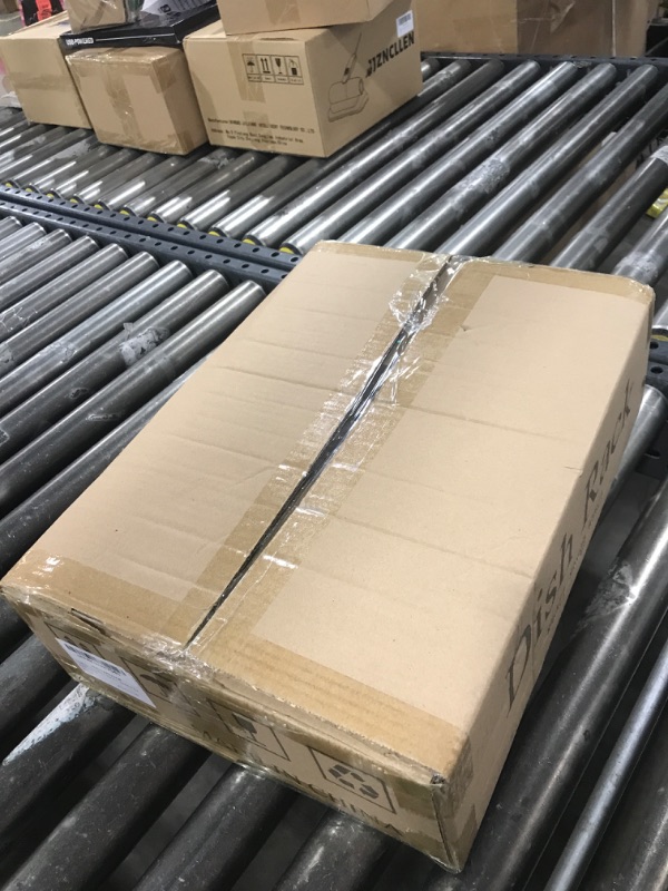 Photo 1 of Dish Drying Rack for Kitchen Counter - Stainless Steel Dish Rack with Drainboard, Large Dish Drainer with Utensil Holder for Sink, Silver