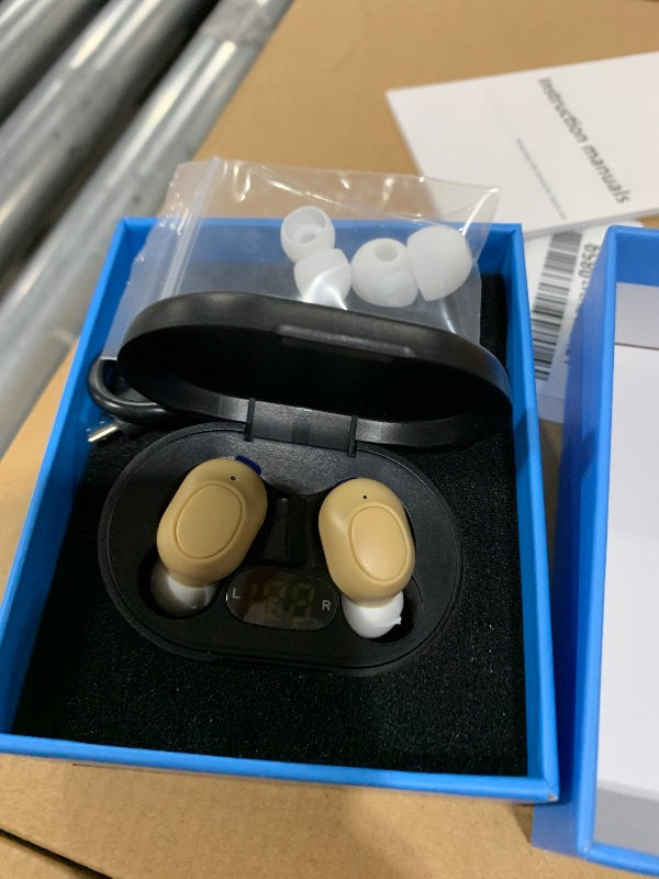 Photo 2 of CIS Hearing Aids, Miniature Hearing Amplifiers for Adults with Noise Cancelling, Rechargeable Hearing Aids for Seniors with Crystal Clear Sound, and LED Power Display