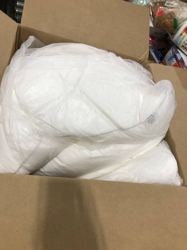 Photo 1 of Oubonun 28 x 28 Pillow Inserts (Set of 2) - Euro Pillow Inserts with 100% Cotton Cover - 28 Inch Square Interior Sofa Pillow Inserts - Decorative Pillow Insert Pair - White Couch Pillow