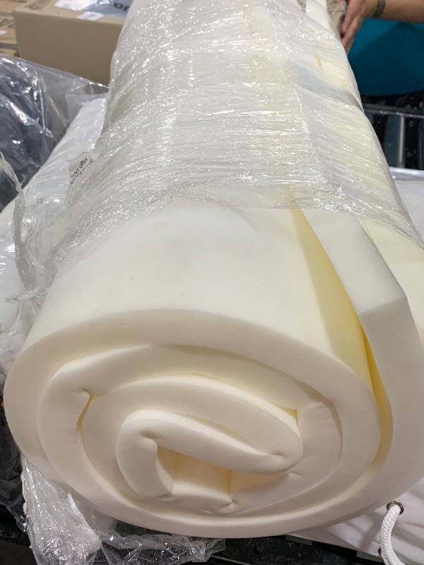Photo 1 of 1" X 24" X 84" Upholstery Foam Cushion High Density Standard (Seat Replacement, Upholstery Sheet, Foam Padding)