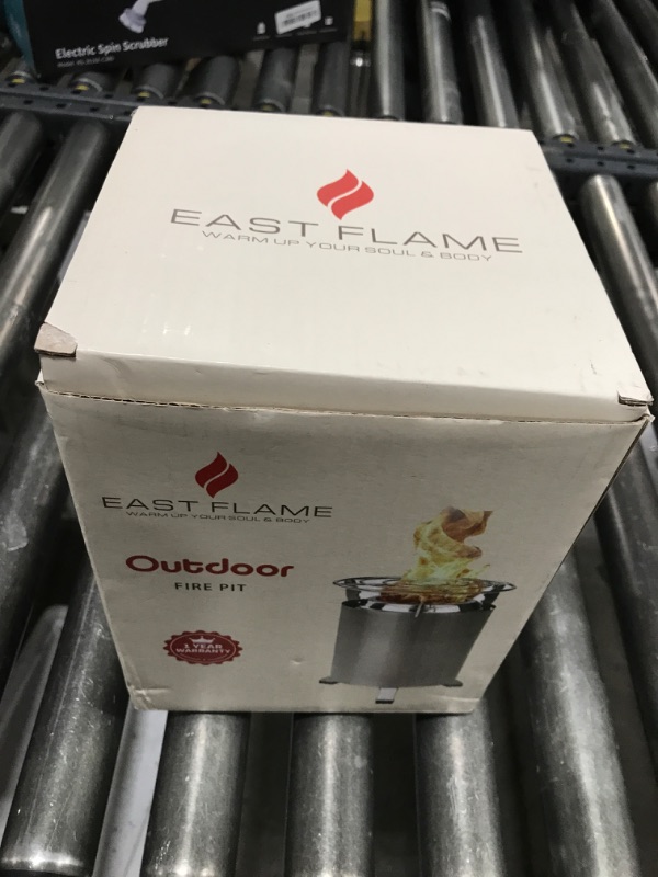 Photo 1 of Smokeless Tabletop Fire Pit - H10 X D6.3 Inch, Outdoor Small Fire Pit for BBQ Grill, Camping Stove, Patio, Backyard - Tabletop Smores Maker - Fueled by Pellets or Wood - Safe Burning Mini Fireplace