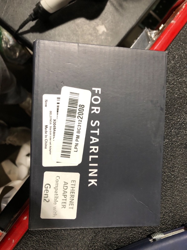 Photo 1 of Adapter Ethernet Starlink for Starlink Gen 2, Starlink to RJ45 Gigabit Ethernet Starlink Adapter Wired External Network Fast & Stable Network Connection for Starlink Actuated Gen 2,Black