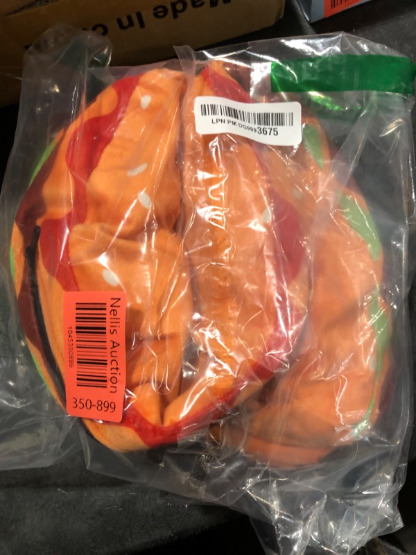 Photo 1 of Inflatable Dog Cone Collar for Large Medium Small Dogs, Soft Adjustable Recovery Cone Collar for Dogs Cats,Dog Neck Donut Dog Cone,Dog Cone Alternative After Surgery(Hamburger,Large