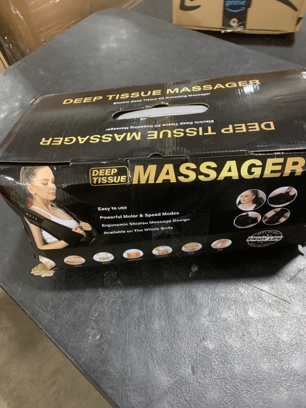 Photo 1 of WERTYI Shiatsu Neck Massager, Electric Neck and Back Massager with Heat, 3D Kneading Massage Pillow for Neck, Back, Shoulder, Muscle Pain Relief, Office & Home & Car Use, Fits for Parents