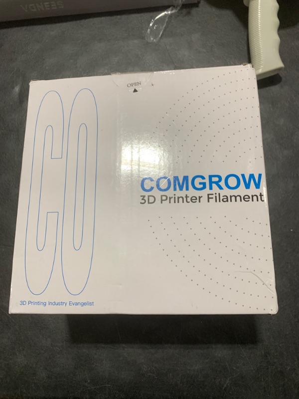 Photo 1 of Comgrow PLA 3D Printer Filament, 3D Printer PLA Filament 1.75mm, Dimensional Accuracy +/- 0.02 mm, 1KG Spool PLA Black and White