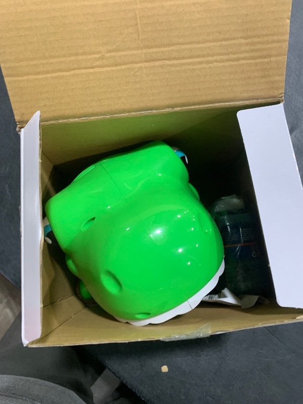 Photo 1 of JOYIN Dinosaur Bubble Machine, Bubble Machine Gun Blower with Solutions for Kids, Summer Outdoor Indoor Toy, Dinosaur Party Favor, Kids Birthday Gift (Green)