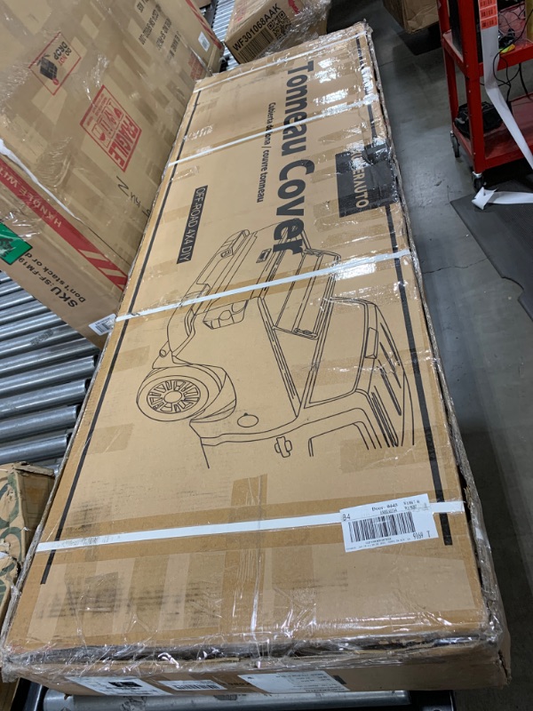 Photo 1 of KUIPERAUTO Hard Folding Quad 4-Fold Tonneau Cover Compatible with 2024 2025 Chevy Silverado GMC Sierra 1500/2019-2023 Chevy Silverado GMC Sierra 1500 (ONLY New Body) Fleetside 5.8FT Truck Bed Cover