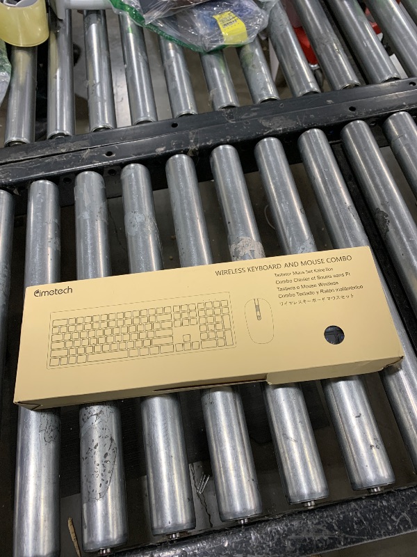 Photo 1 of cimetech Wireless Keyboard and Mouse Combo, 2.4G USB Full Size Wireless Computer Keyboard and Adjustable Mouse for Computer/Laptop/PC/Mac/Windows - Black