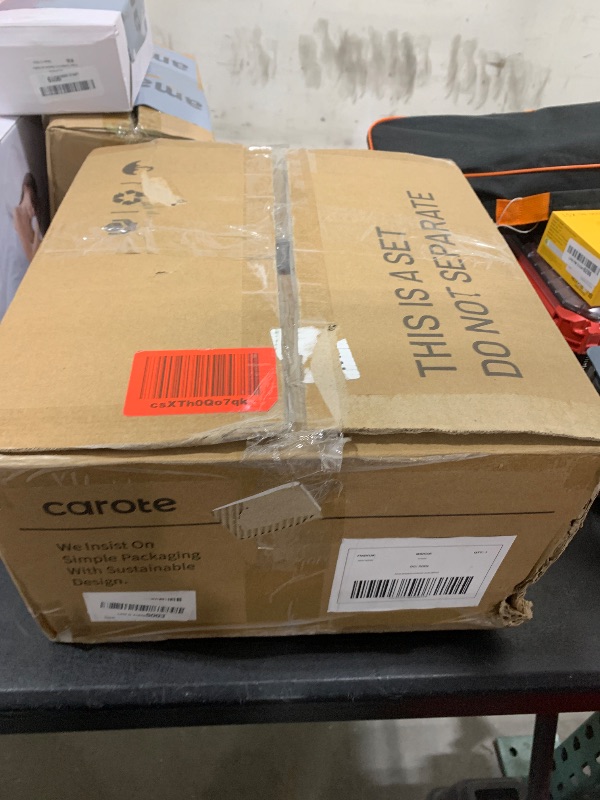 Photo 1 of CAROTE Nonstick Cookware Sets, Pots and Pans Set Non Stick 14pcs, Titanium Induction Cooking Sets with Stay-Cool Handle, Black