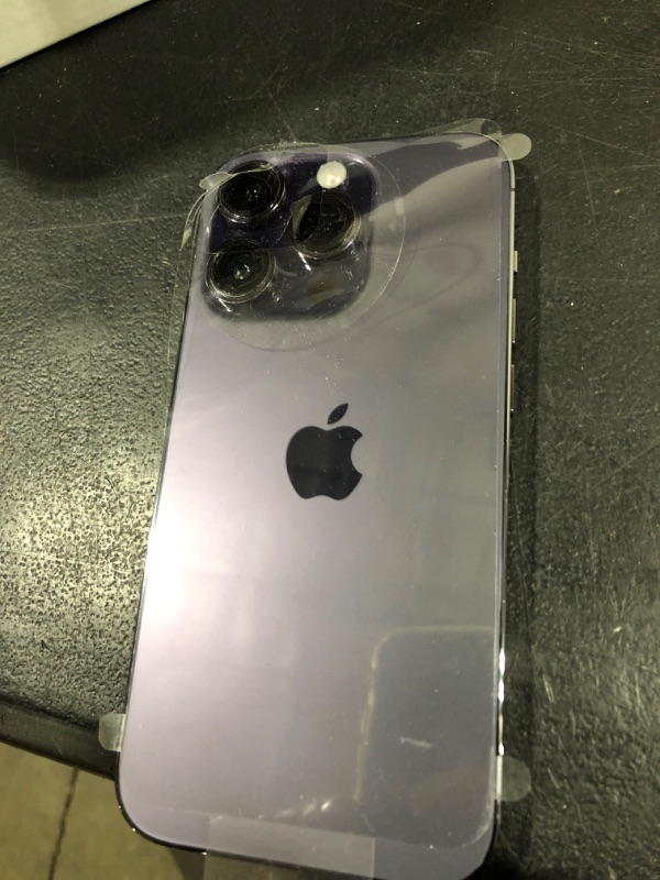 Photo 1 of Apple iPhone 14 Pro, 128GB, Deep Purple - Unlocked (Renewed)