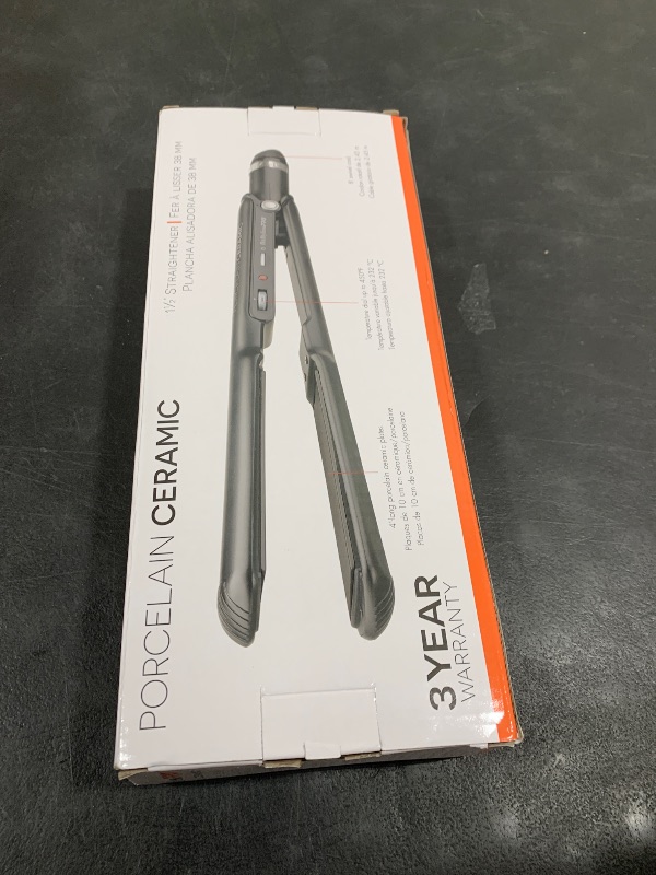 Photo 1 of BaBylissPRO Porcelain Ceramic Flat Iron Hair Straightener, 1 1/2" Digital Hair Straightener Iron for Professional Salon Results and All Hair Types