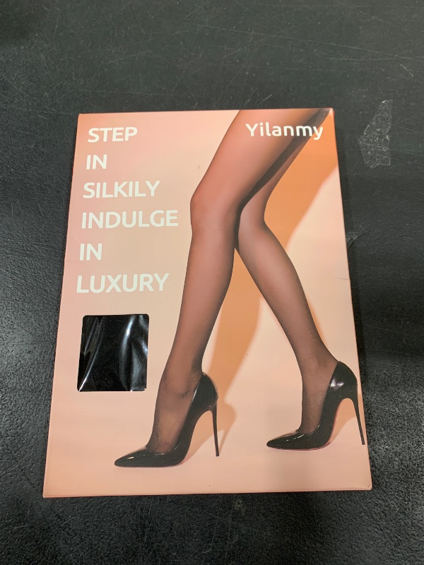 Photo 1 of Yilanmy Plus Size Patterned Tights 40D Sheer Pantyhose High Waist Black Polka Dot Tights Halloween Tights for Women(Leopard, XL-XXL)