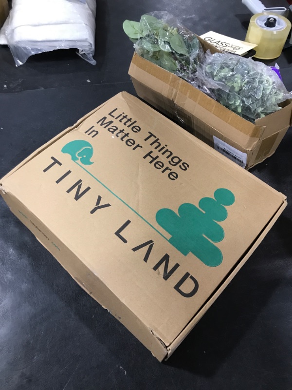 Photo 1 of Tiny Land Train Set 110pcs Wooden Train Set, Toy Train for Boys & Girls with Wooden Train Track, Wooden Toys for 3-7 Years Old Toddlers & Kids, Railway Set Christmas Toys for Kids