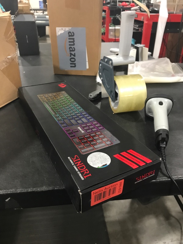 Photo 1 of Redragon Mechanical Gaming Keyboard, Wired Mechanical Keyboard with 11 Programmable Backlit Modes, Hot-Swappable Red Switch, Anti-Ghosting, Double-Shot PBT Keycaps, Light Up Keyboard for PC Mac