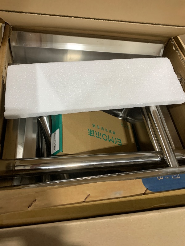 Photo 1 of Stainless Steel Utility Sink Free Standing with Faucet & Legs for Laundry Room, Kitchen, Restaurant, Garage, Outdoor Garden, Backyard, Industrial - Fregadero para Patio Exterior, 20 Inch