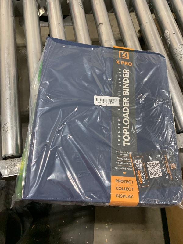 Photo 1 of X PRO Toploader Binder | Holds 252 Toploaders | 20 Toploaders INCLUDED | 9-Pocket Top Loader Binder | Ringless Double-Sided Pockets | Top loader Binders for TCG, Sports | Premium Top Loader Storage