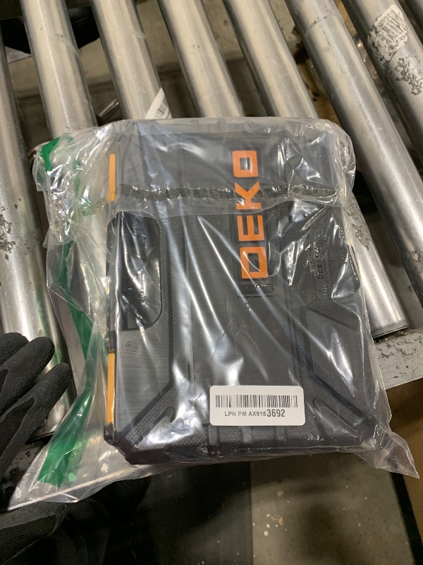 Photo 1 of DEKOPRO General Household Hand Tool Kit with Plastic Toolbox Storage Case, All Purpose Home Tool Kit Includes Essential Tools for Office College Repairs, 50 Piece