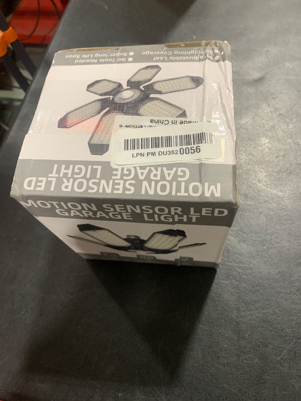 Photo 1 of Craftersmark Motion Sensor Garage Light, 20000LM 200W Garage Lights Ceiling Led Motion Activated,Motion Light Indoor with Dusk to Dawn, E26/E27 Screw in Shop Light for Basement Barn Attic Warehouse