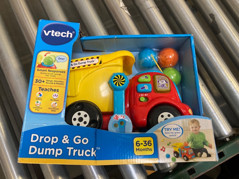 Photo 2 of VTech Drop and Go Dump Truck, Yellow