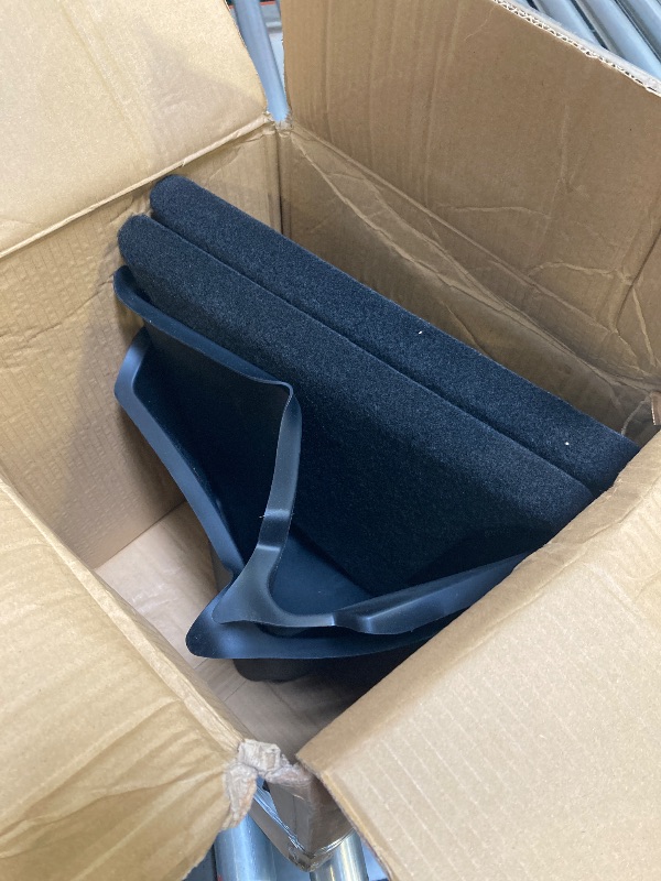 Photo 1 of KSIAOS Fit 2020 2021 2022 Tesla Model Y Trunk Storage Bins with Lids Waterproof Side Storage Box Rear Trunk Organizer for Tesla Model Y Accessories Trunk Organizer 2 PCS (5-Seater, Before July 2022)