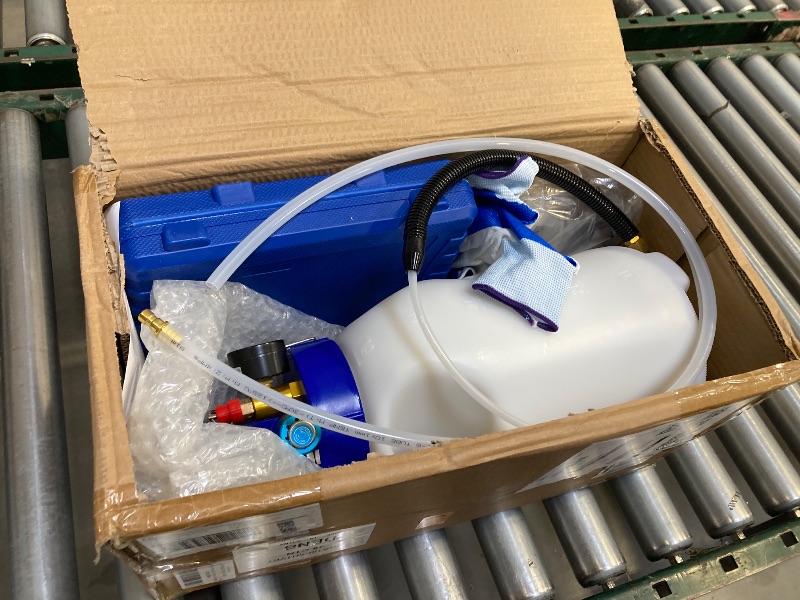 Photo 1 of Orion Motor Tech Oil Extractor Pump and Dispenser Tool Kit, 6L Pneumatic Transmission Fluid Bleeder Set, 1.6 gal 2 Way Vacuum Fluid Evacuator and Filler Oil Change Kit 15 ATF Refill Adapters 3 Hoses