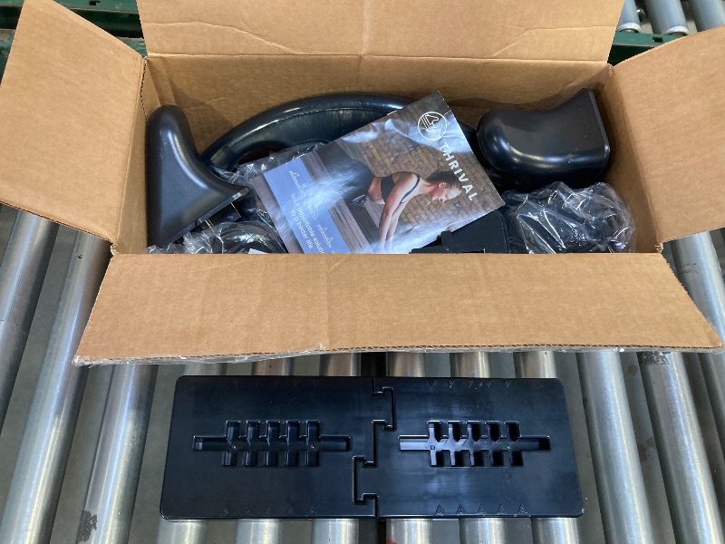 Photo 1 of Thrival Relief Pro - Fully Adjustable Psoas Muscle Release Tool for Hip Flexor, Back, Glute, Iliacus, and Neck Pain - Trigger Point and Myofascial Release Tool - Carbon Black