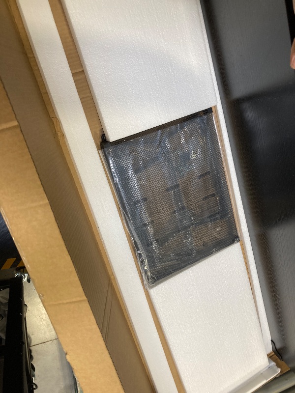 Photo 1 of Wood Dual Monitor Stand Riser - Monitor Stand for 2 Monitors, Large Computer Stand For Desk with Metal Legs, Desk Organizers and Storage With Drawer, Desk Shelf for Computer/Laptop/Printer/TV, Black