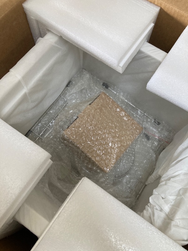 Photo 1 of MILOSEN Undermount Bar Sink, 16×16 Inch Small White Granite Composite Wet Bar or Prep Sink, 9 Inch Deep Outdoor Single Bowl Workstation Basin with Accessories, Quartz Sink