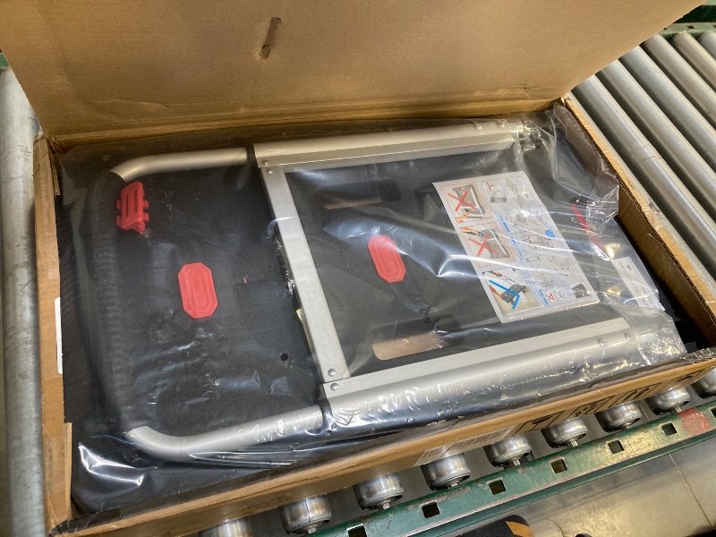 Photo 1 of Platform Hand Truck Portable Trolly - Fully Folded Compact Push Cart, 330lbs Capacity Heavy Duty Dolly Practical Handling Tools for Household Industrial, Noise Reduction Office Moving Truck