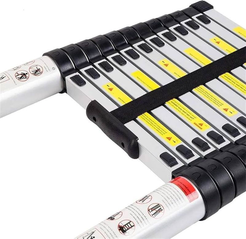 Photo 1 of Telescoping Ladder Telescoping Ladder Aluminum Telesextension Extendable Ladder Slow Down Design Multi Extension Ladder SMALL