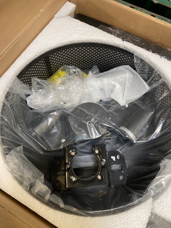 Photo 1 of Farmhouse Ceiling Fans with Lights and Remote, 52 Inch Black Industrial Caged Ceiling Fans for Bedroom Living Room Kitchen, 6 Speed Reversible Quiet DC Motor, Dual Finish 5 Blades