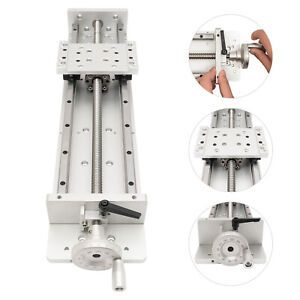 Photo 1 of Manual Sliding Table 400mm SFU1605 X Y Z Axis Linear Stage w/ Lock&Handwheel