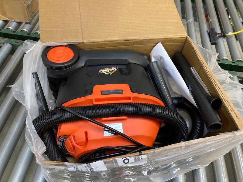 Photo 1 of Armor All AA255W Wet/Dry Utility Vac 2.5 Gallon, 2.5-Gallon,120 Volts (AC), Orange/Black