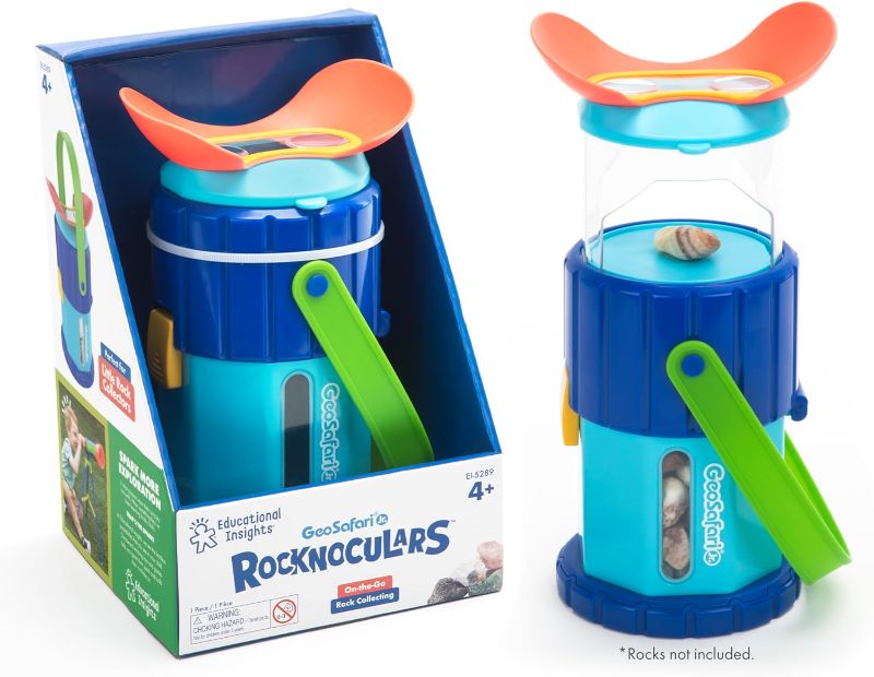 Photo 1 of  Educational Insights GeoSafari® Jr. Rocknoculars™ - Rock Microscope for Kids Ages 4+, Educational Science Kits for Toddlers 