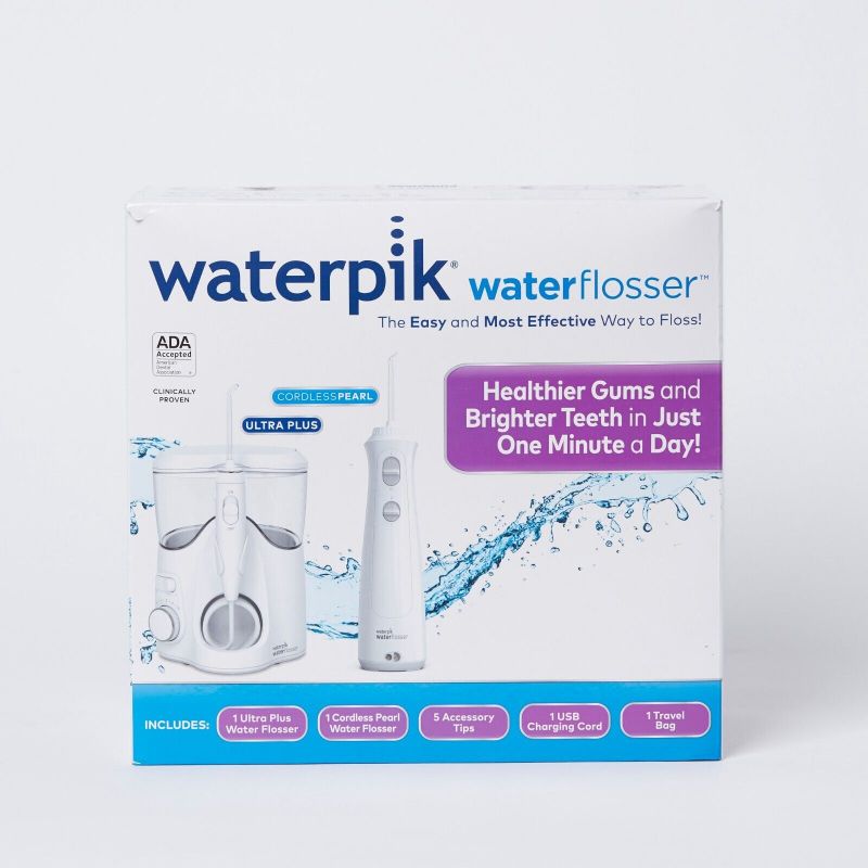 Photo 1 of  Waterpik Ultra Plus and Cordless Pearl Water Flosser Combo Pack 