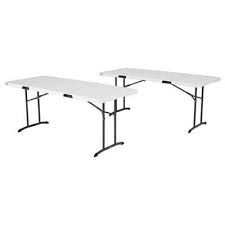 Photo 1 of LIFETIME 6-FOOT FOLD-IN-HALF TABLE - 80799 - 2 PACK 