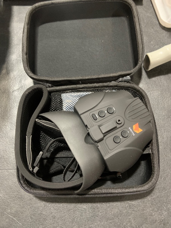 Photo 1 of Nightfox Swift USB Rechargeable Night Vision Goggles - Head Mounted, Wide Viewing, 1x Magnification, Close Quarters Tactical Infrared Binoculars for Adults (Normal)