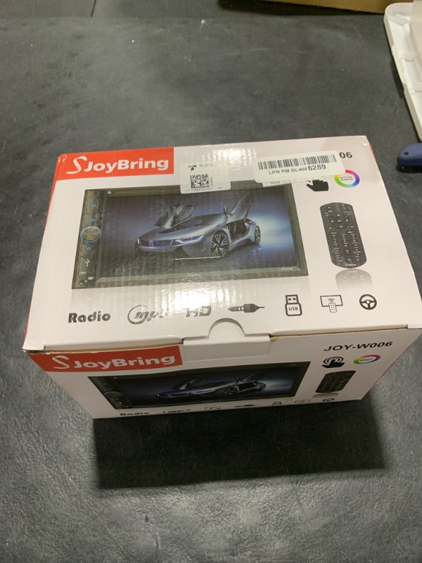 Photo 1 of Upgrade Wireless Double Din Car Stereo with Carplay, Android Auto, Bluetooth, 4-Channel RCA, High Power, 2 Subwoofer Ports, 7" HD Capacitive Touchscreen Car Radio, Backup Camera, Audio Receiver