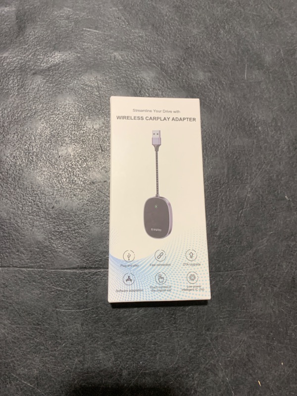 Photo 1 of Vevavi Wireless CarPlay Adapter 2025 Upgraded, Converts Factory Wired CarPlay to Wireless, Plug and Play Car Play Wireless Adapter, Compatible with iPhone Multi-User Seamless Connection