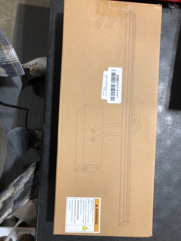 Photo 1 of FUNCHDAY Picture Light, Wireless Rechargeable Gallery Light with Remote, 280LM Dimmable Painting Art Lighting Battery Operated, 16" Metal Picture Lights for Wall Art,Paintings,Mirror (Black)